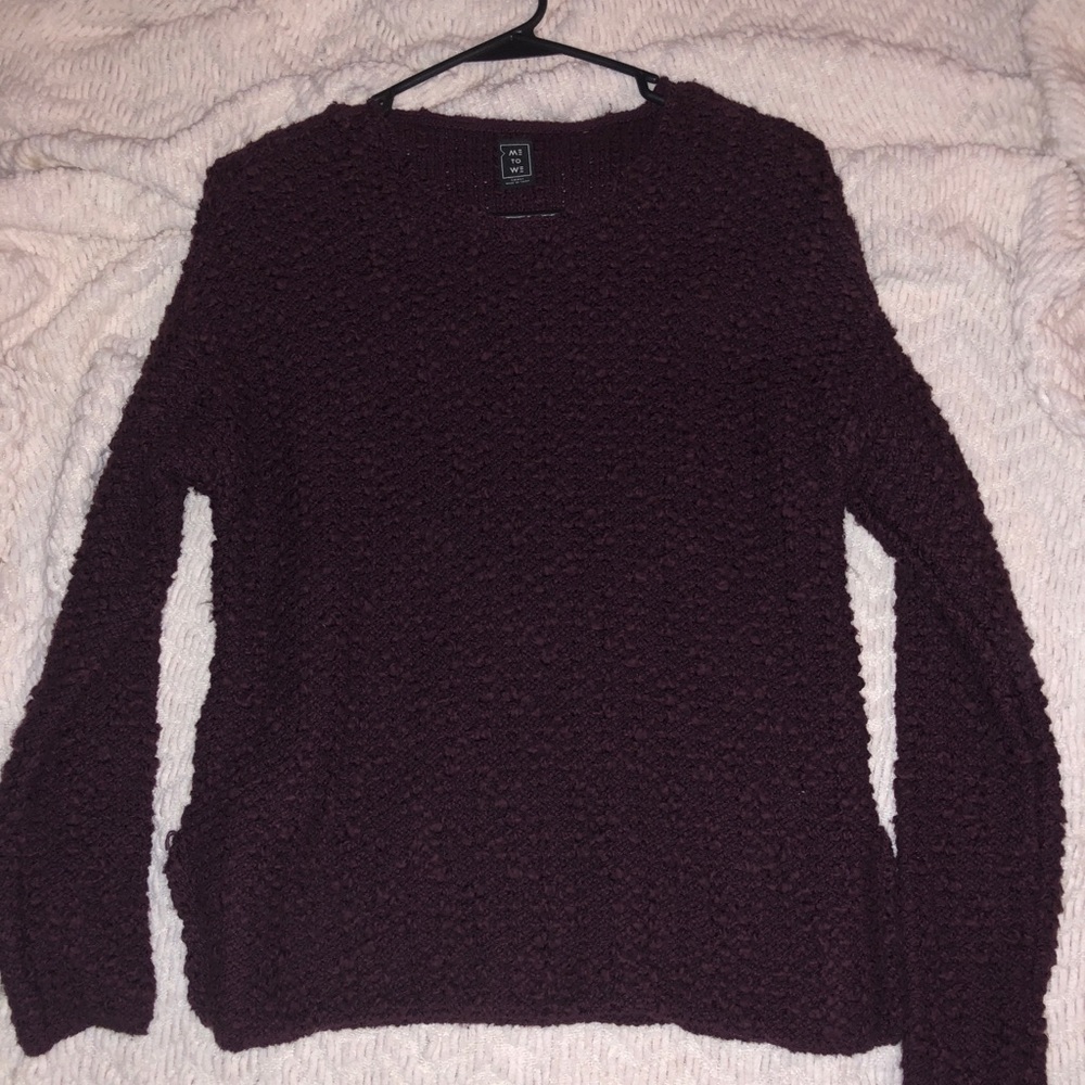 MAROON SWEATER💜